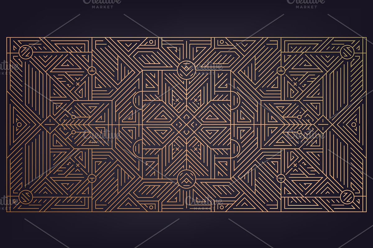 Art Deco Patterns, Frames, a Decorative Illustration by Marylia (Photo 2 of 18)
