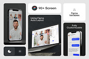 MeetOn Video Conference Dekstop App, an UI Kit Template by Lumina_ui_ux202 (Thumbnail 2 of 7)