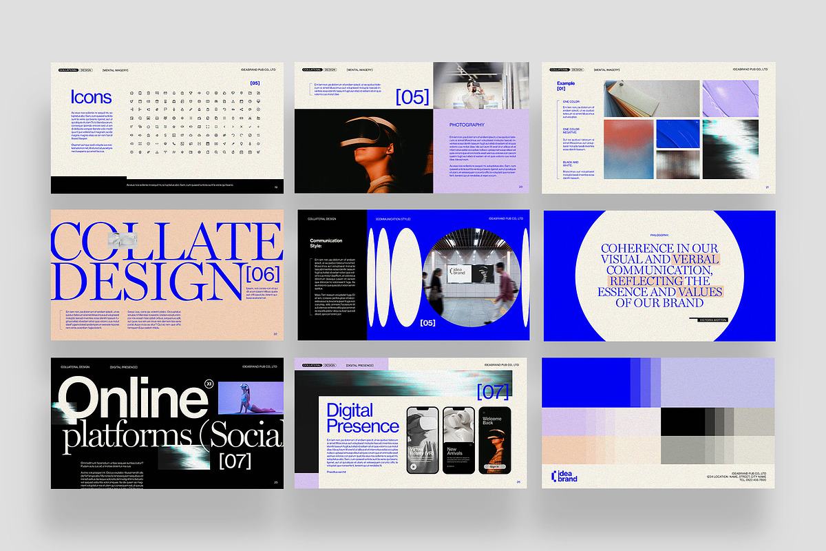 Brand Guideline Presentation Layout, a Presentation Template by BrandPacks (Photo 4 of 6)