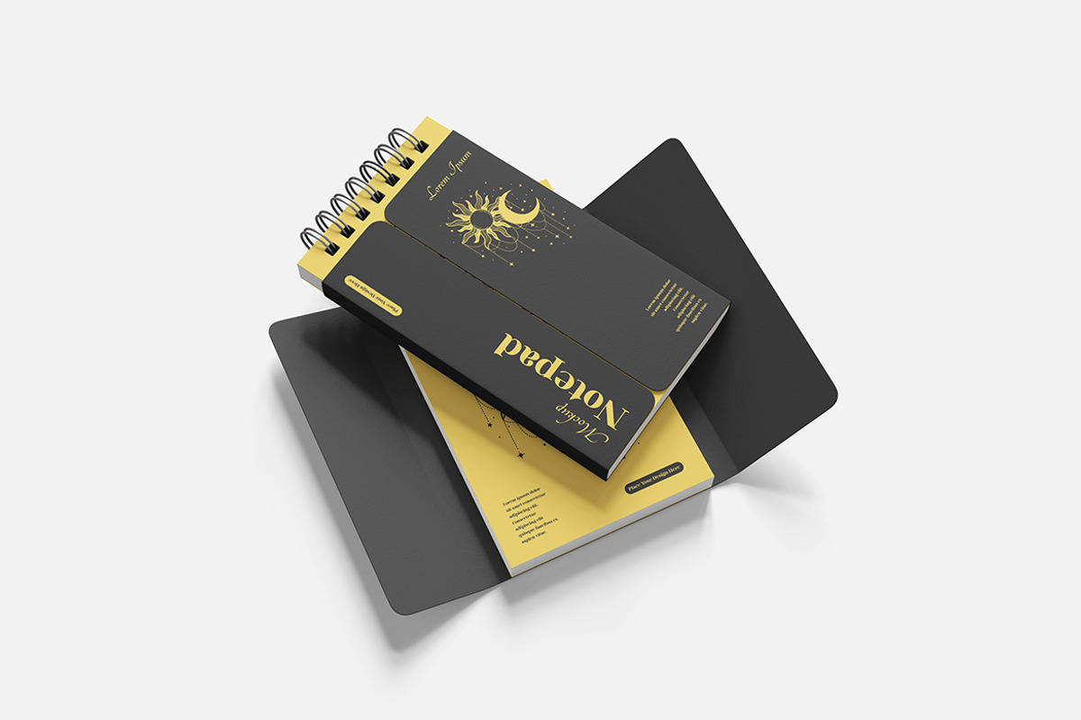 Notepad Mockup PSD, an Advertising Mockup by Indah (Photo 5 of 6)