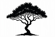20 Black Tree Silhouettes Bundle, an Illustration by Gaye Art (Thumbnail 6 of 21)