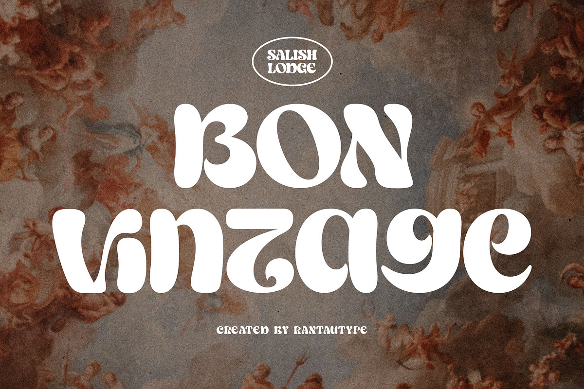 Salish Lodge Display Typeface, a Serif Font by RantautypeStudio (Photo 4 of 15)