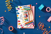Printable Birthday Greeting Card,7x5, a Card Template by Print Haven (Thumbnail 4 of 5)