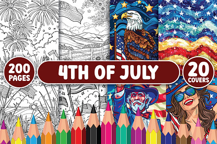 200 4th Of July Coloring Pages