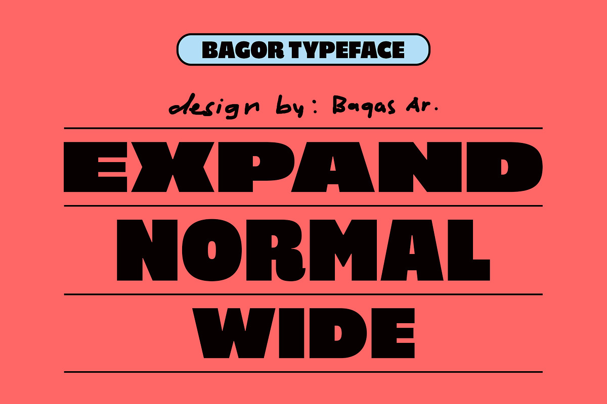 Bagor Font, a Sans Serif Font by trustha (Photo 7 of 12)