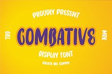 Combative - Versatile Display Font