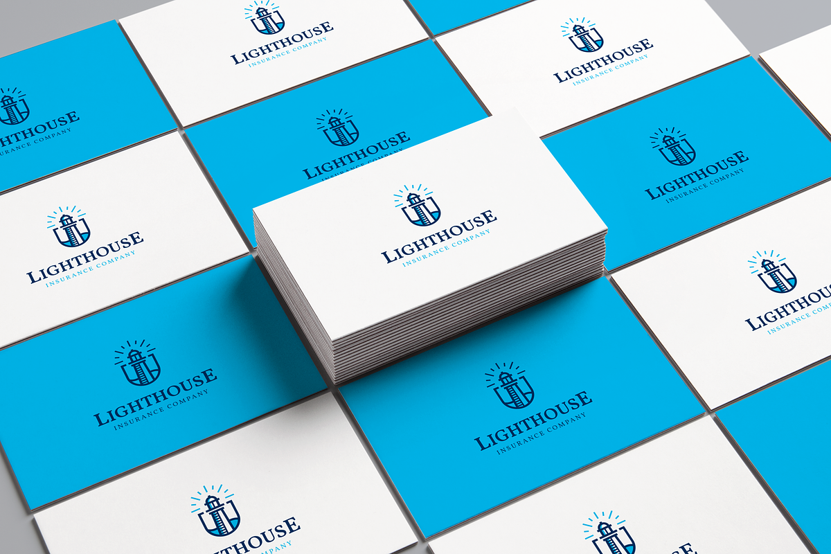 Lighthouse logo template, a Branding & Logo Template by Triptic • Online store (Photo 4 of 4)