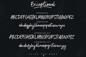 Exceptional Font