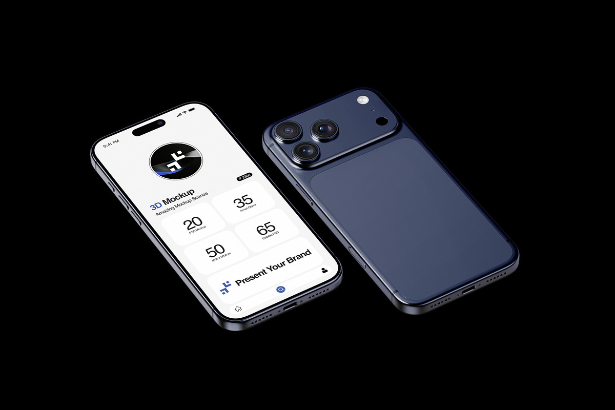 iPhone 17 Pro Mockup - 15 Scene, an iPhone Mockup by RamStudio2 (Photo 11 of 21)