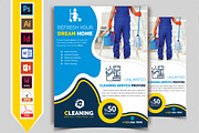 10 Cleaning Service Flyers Bundle, a Flyer Template by Imagine Design Studio (Thumbnail 7 of 12)