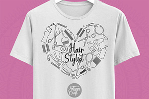 Hair stylist Doodle Collage PNG file, an Illustration by Artisan Craft