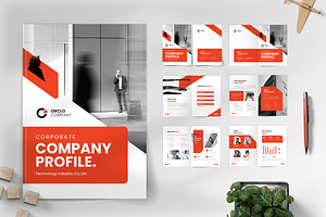 Company Profile Template, a Flyer Template by Annora Studio