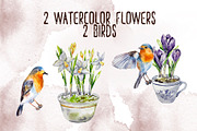 Happy easter watercolor clipart, an Object Graphic by Lidia's watercolor world (Thumbnail 6 of 8)