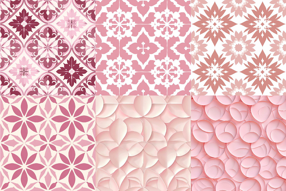 Tile Pattern Set, a Texture Illustration by DreamPrint404 (Photo 5 of 7)