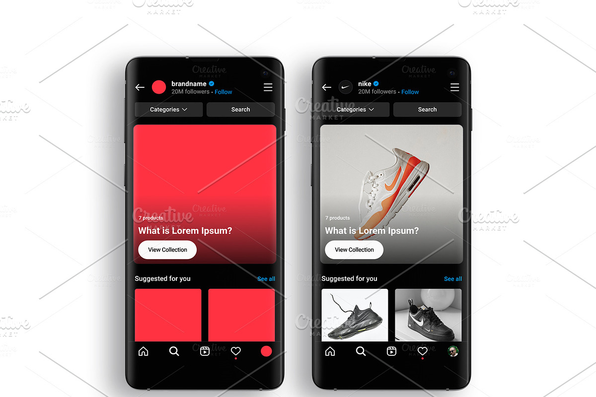 Instagram Template Mockup 2022 XD, a Social Media Template by Dilshod Sobirov (Photo 13 of 16)