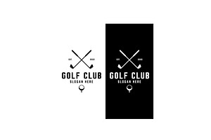 Logo Sports golf retro vintage.Golf, a Branding & Logo Template by LOGOCREATIVE