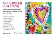 Handpainted abstract background 2, an Illustration by Mimi Bondi Studio (Thumbnail 2 of 6)