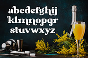 Mimosa - Modern Retro Typeface, a Sans Serif Font by HipFonts (Thumbnail 5 of 7)