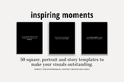 INSPIRING 50 INSTAGRAM TEMPLATE, a Social Media Template by RB Boutique (Thumbnail 3 of 8)