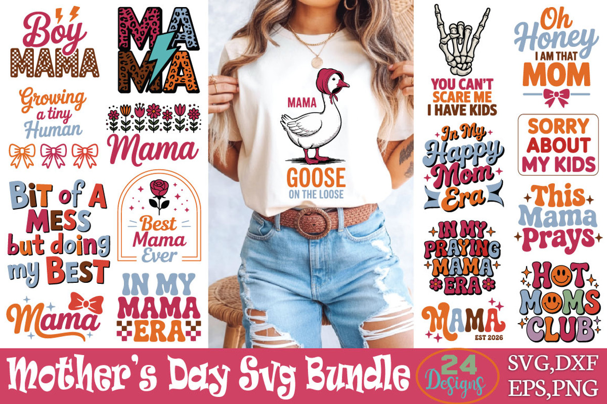 Mother’s Day SVG Bundle, an Object Graphic by DollarSmart (Photo 1 of 4)