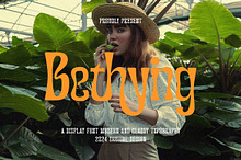 Bethying Modern Groovy Semi Serif