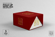 Fold Up Retail Box Packaging Mockup, a Packaging Mockup by INCDesign (Thumbnail 6 of 7)