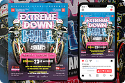 Downhill Sport Event Flyer, a Flyer Template by regalDRAW (Thumbnail 2 of 6)