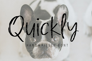 Quickly Handwritten Font