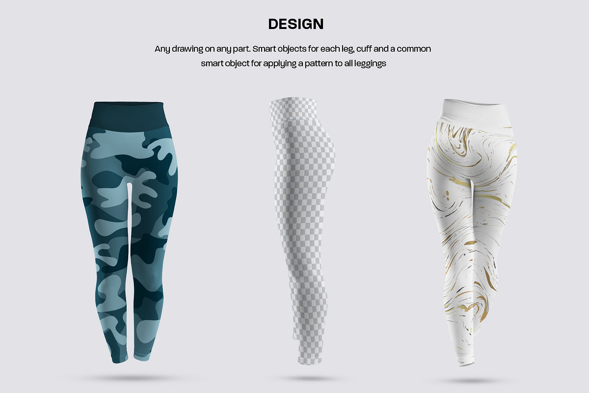 7 Mockups Sports Leggings, a Bottom Mockup by Grow Design Craft Studio (Photo 4 of 6)