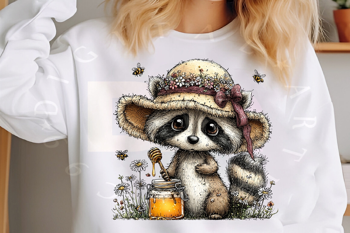 Whimsical Woodland Honey Clipart, a Transportation Illustration by Digital Artistic99 (Photo 7 of 9)
