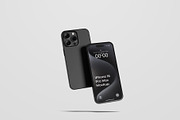 iPhone 16 Pro Max Mockups, an iPhone Mockup by Lxadesign (Thumbnail 4 of 14)