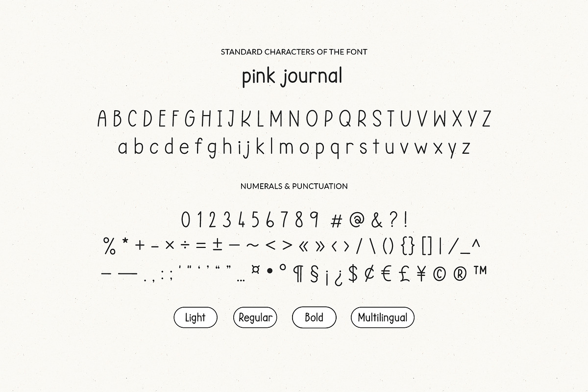 Pink Journal Neat Planner Font, a Sans Serif Font by Kaya Fonts (Photo 18 of 23)