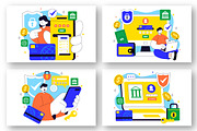 10 Digital Banking Security, a Finance Illustration by denayunebgt (Thumbnail 3 of 4)