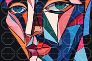MOSAIC VISAGE. Seamless Bundle, a Texture Illustration by RefinedFantasyStudio (Thumbnail 7 of 9)