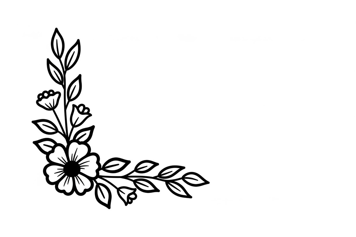 Floral Corner Ornament Clipart Bundl, an Illustration by Creativeshirt (Photo 24 of 48)
