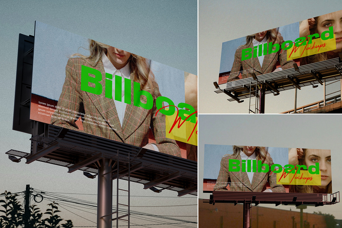 Billboard Mockups, an Advertising Mockup by Tahtagraphic (Photo 1 of 6)
