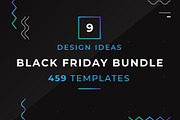 Black Friday Template Bundle Sale, a Marketing Template by Amber Graphics (Thumbnail 1 of 11)