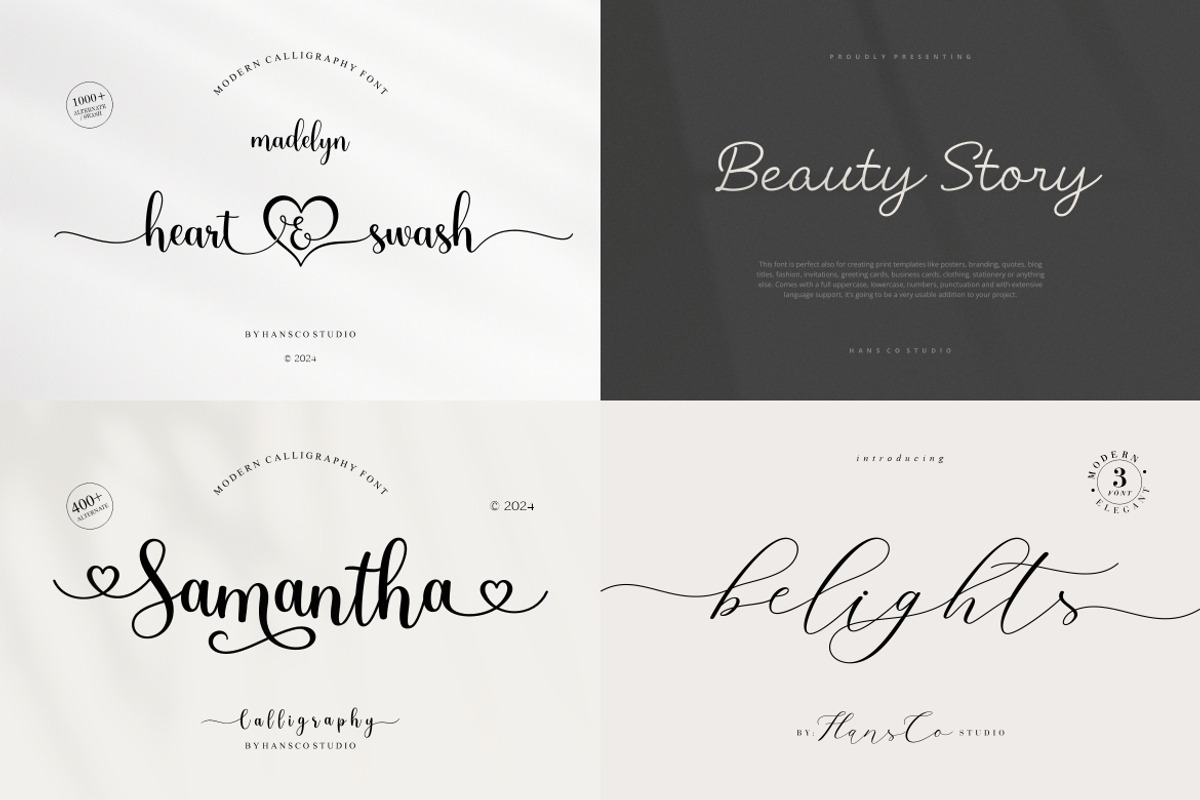 25 Modern Handwriting Font Bundle, a Handwritten Font by Burhan Afif (Photo 7 of 8)