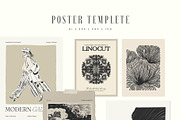 Linocut Gallery | Poster Builder, an Object Graphic by KetteCreate (Thumbnail 7 of 13)
