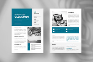 Case Study Flyer Template, a Flyer Template by Tanmoy Topu