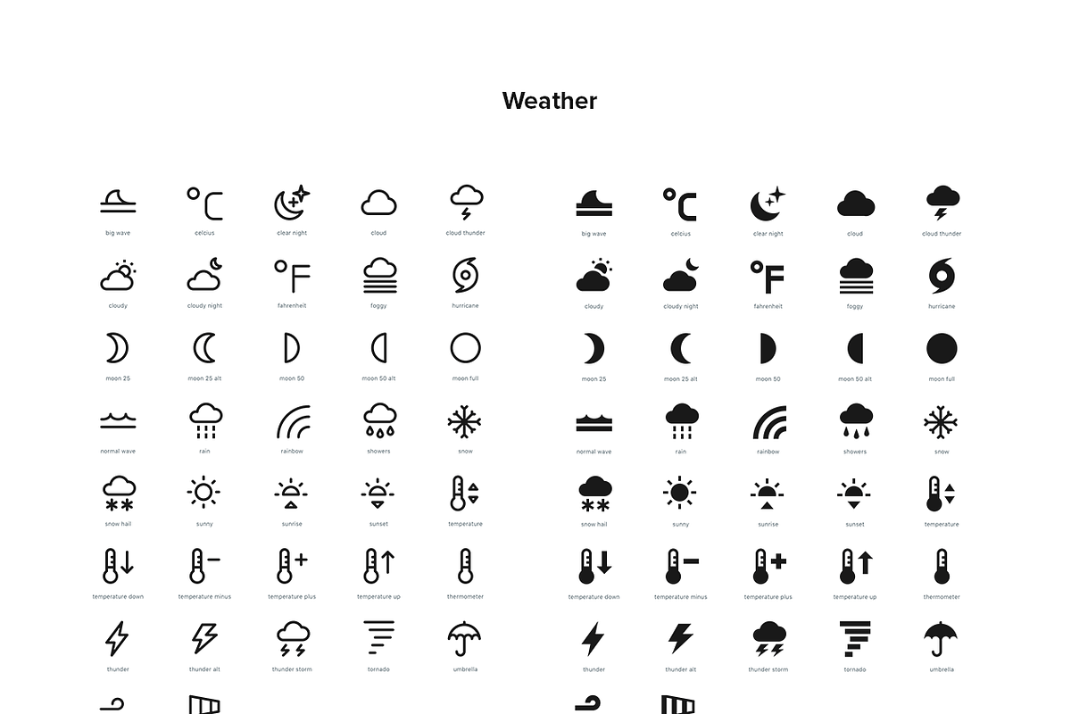 2,500 Line and Solid Icons, a Solid Icon by Icon54 (Photo 16 of 18)