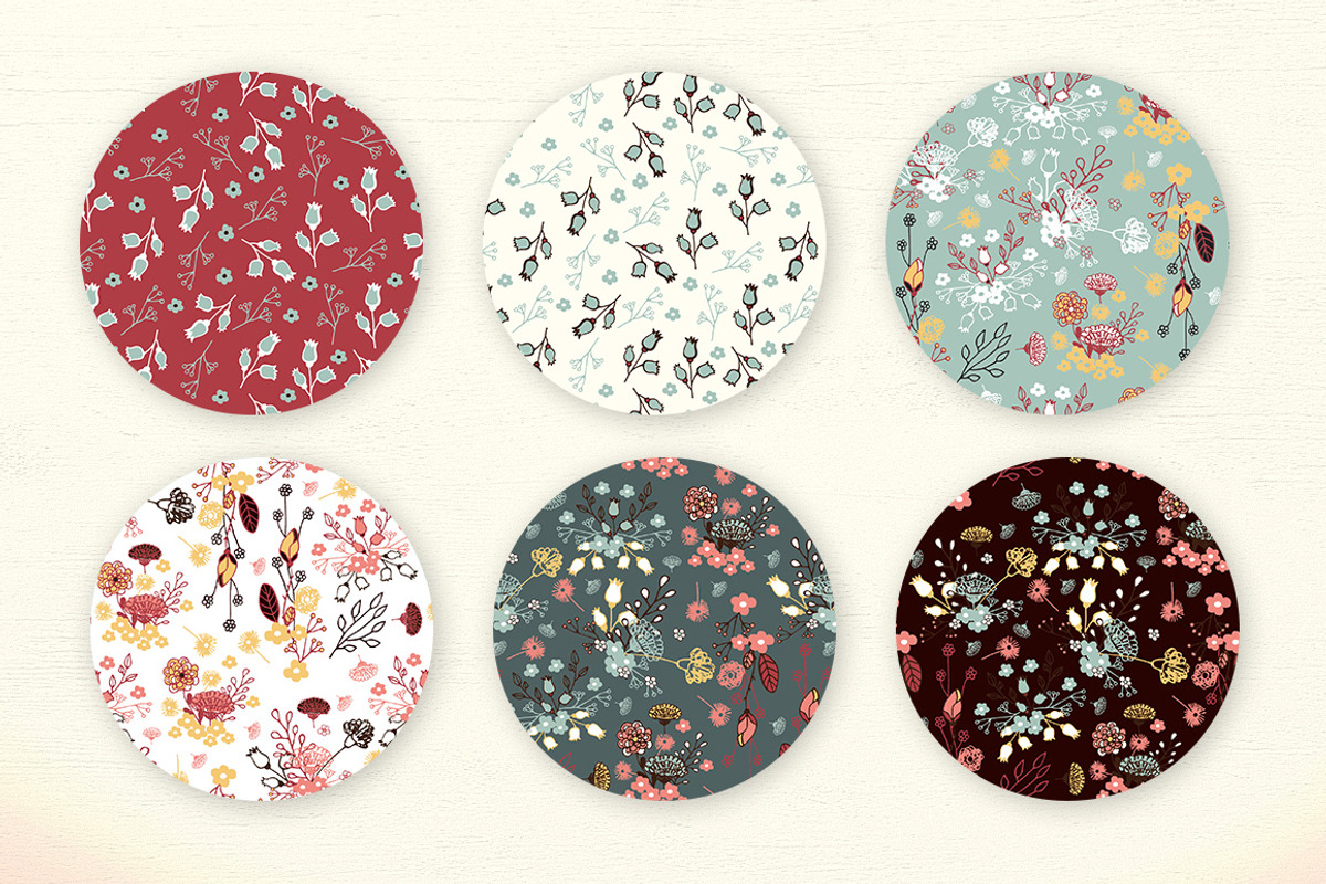 Washed Colors Flowers, a Decorative Illustration by Bloomart Studio (Photo 4 of 5)