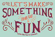 Herbert Lemuel Script, a Sans Serif Font by BlueRobinDesignShop (Thumbnail 3 of 13)