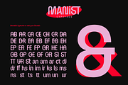 Manist - Geometric Sans Serif, a Sans Serif Font by RedyStudio (Thumbnail 4 of 12)