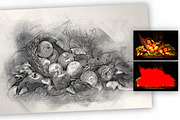 Charcoal Sketch Photoshop Action, an Action Add-On by GorynArt (Thumbnail 13 of 18)