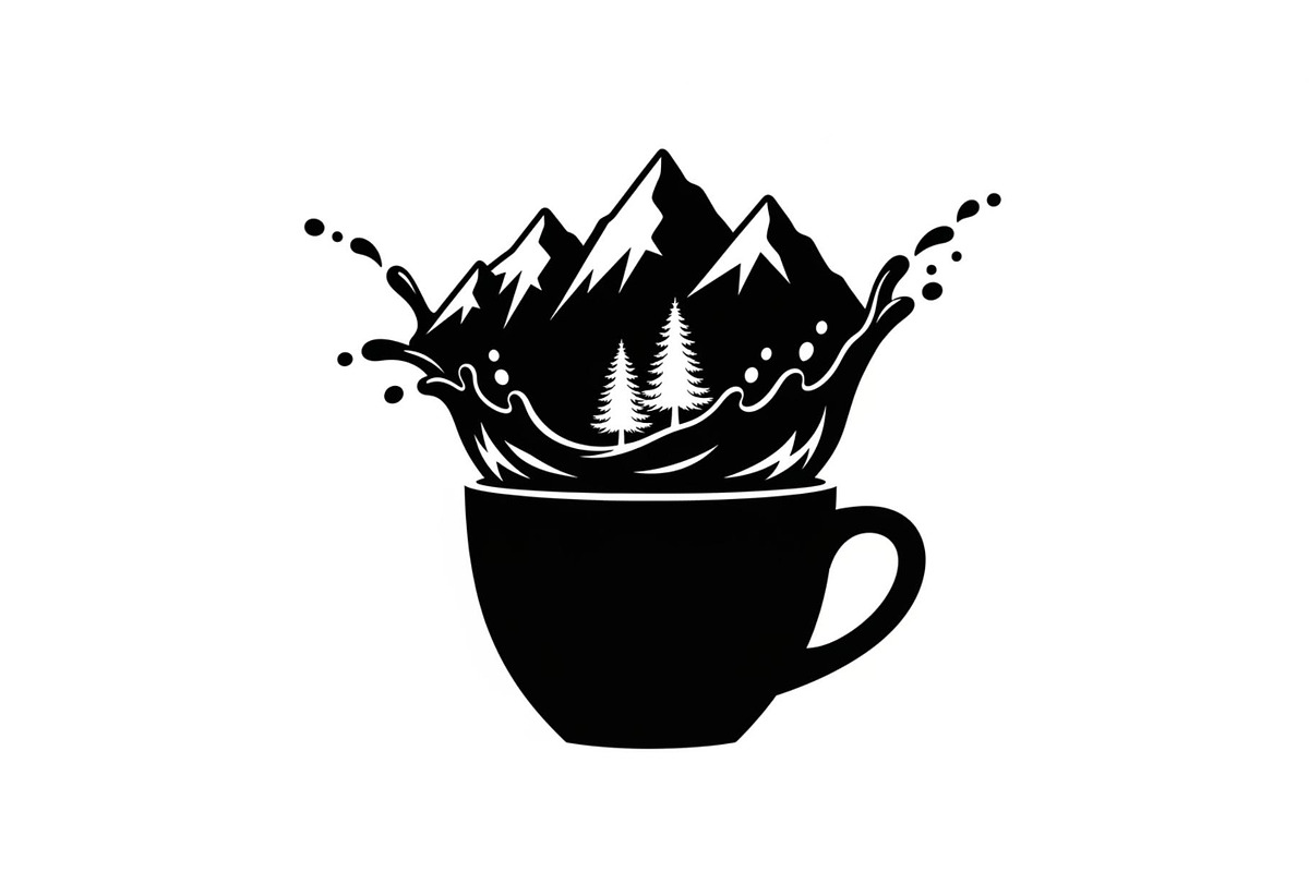 Mountain Coffee Cup Design Bundle, an Illustration by yasushie (Photo 15 of 31)