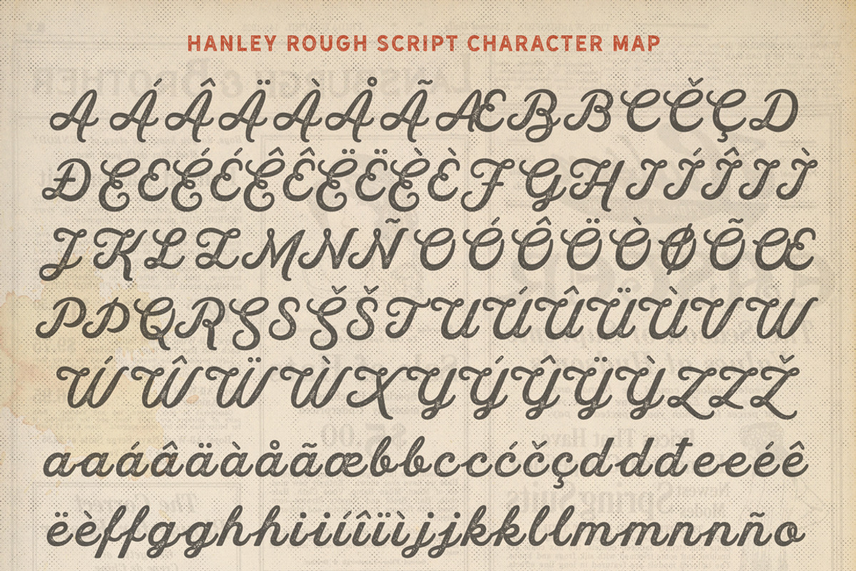 Hanley Rough Font Collection, a Script Font by DISTRICT 62 STUDIO (Photo 15 of 26)