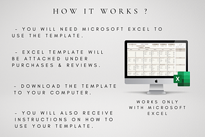 Bill Calendar Excel Template