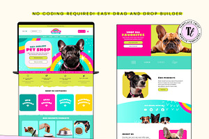 Wix Pet Shop Website Template