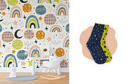 Space patterns, a Pattern Graphic by narinadraban (Thumbnail 2 of 6)
